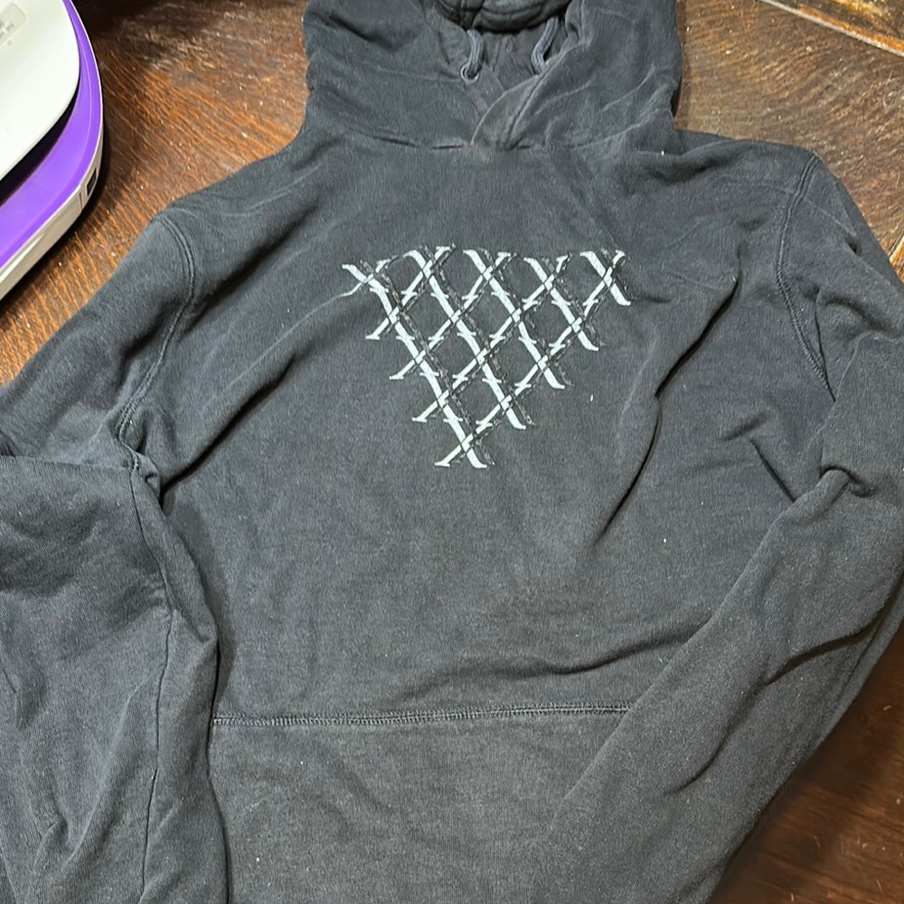 Express Black Geometric Sweatshirt